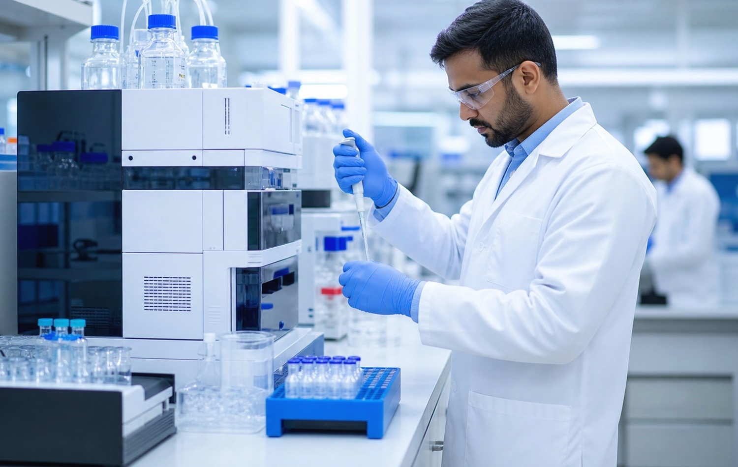 HD quality control laboratory