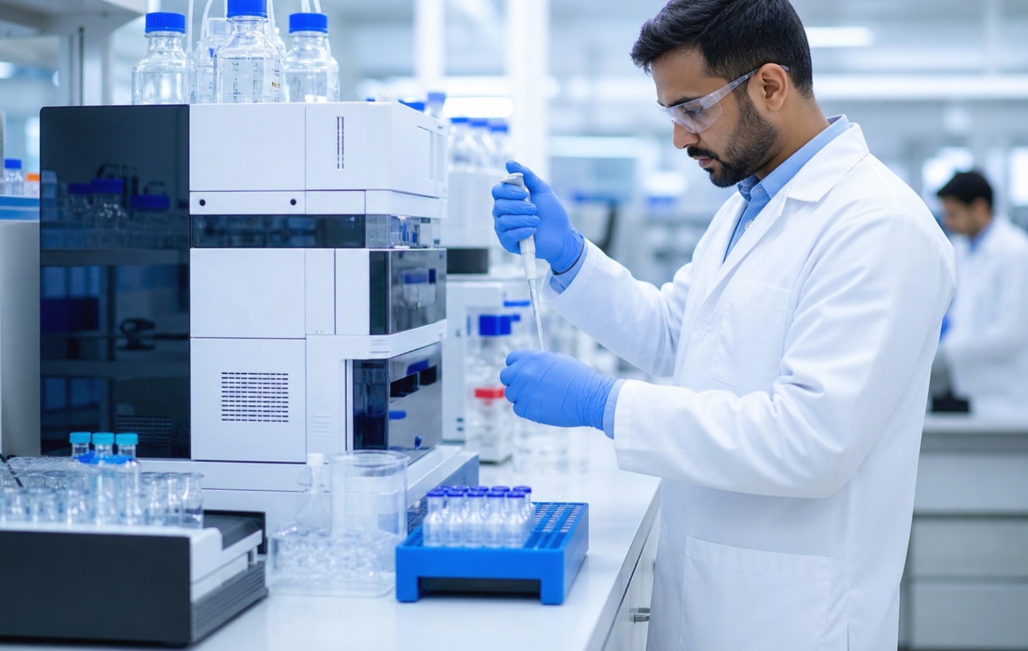 HD quality control laboratory