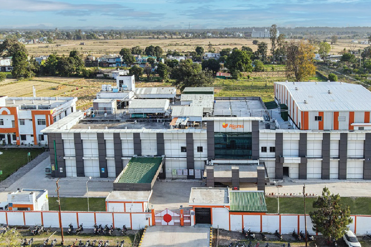 Modern pharmaceutical production plant
